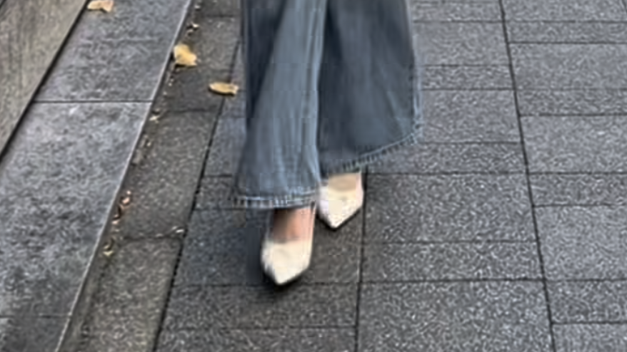 l’aise｜お客様投稿（【l’aise】Everyday Elegance ヴェロア パンプス）