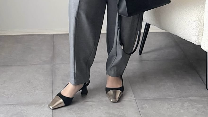 l’aise｜お客様投稿（【l’aise】Effortless Allure ハーモニーグロー パンプス）