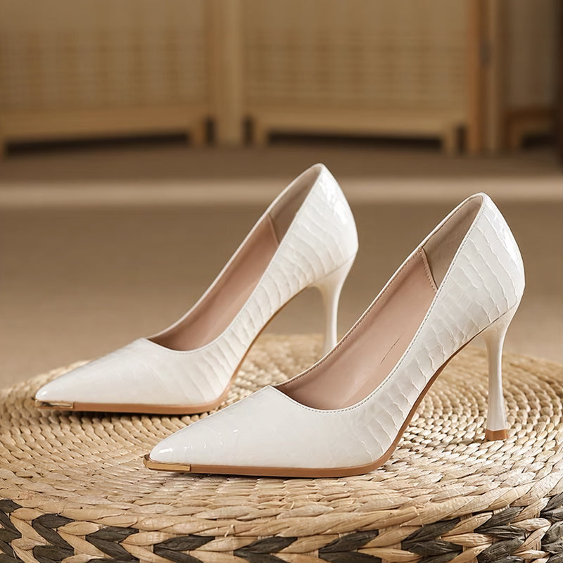 【l’aise】Timeless Affair シャイン ドレスシューズ