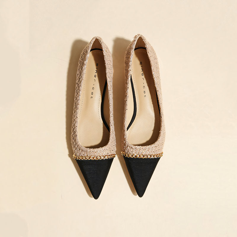 【l’aise】Chic Moments ルミエールチェイン ローファー