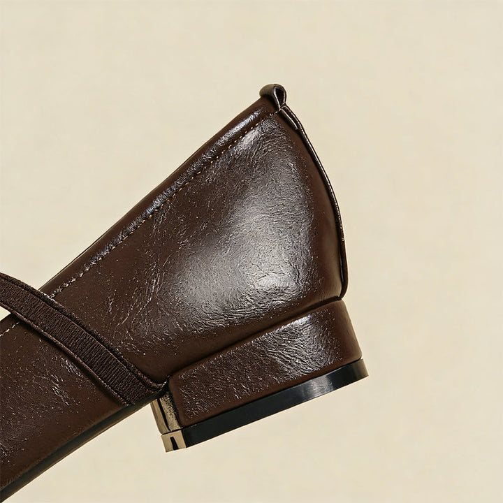 【l’aise】Everyday Elegance クロスリボーン ローファー