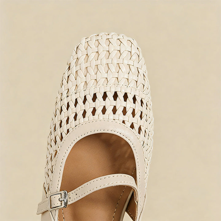 【l’aise】Everyday Elegance エアリーメッシュ ローファー