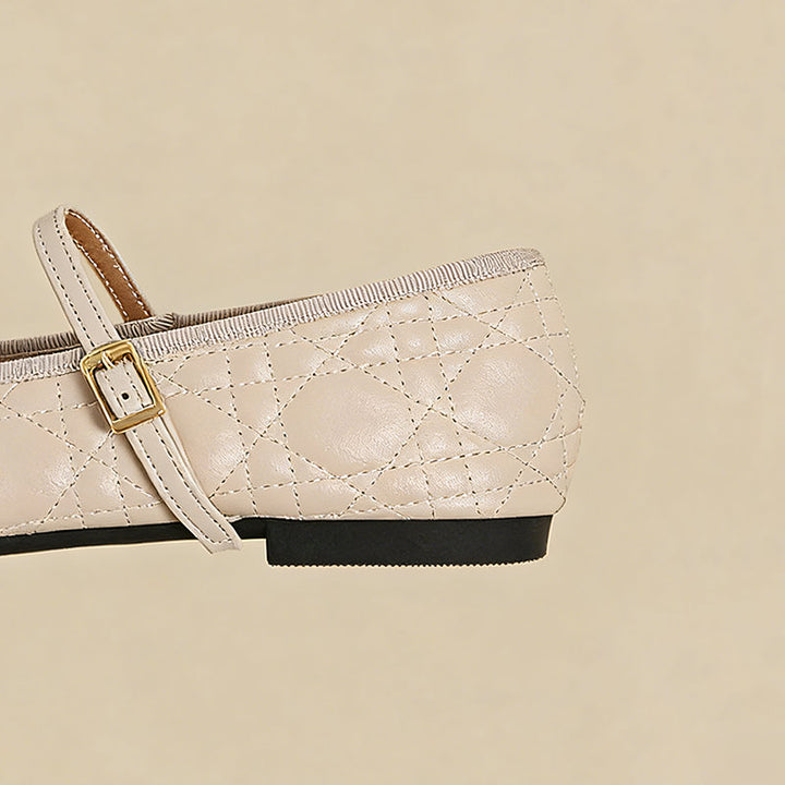 【l’aise】Chic Moments パールリュクス ローファー