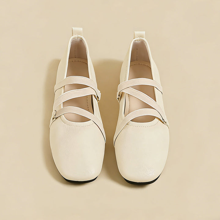 【l’aise】Everyday Elegance クロスムーブ ローファー