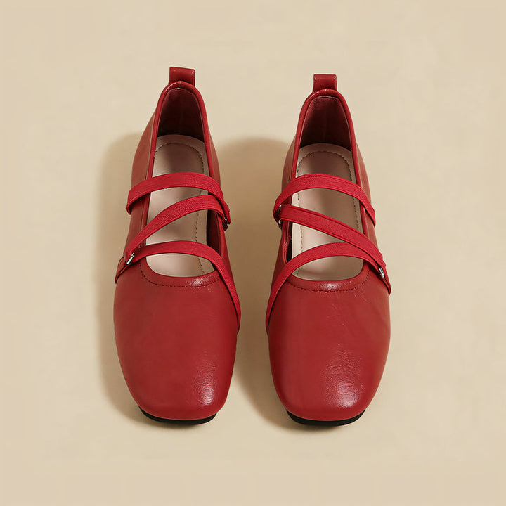 【l’aise】Everyday Elegance クロスムーブ ローファー