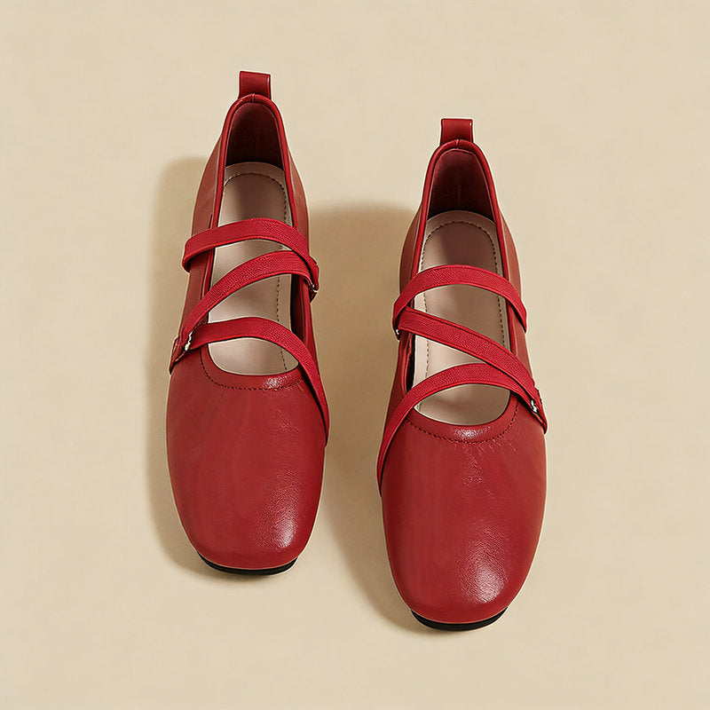 【l’aise】Everyday Elegance クロスムーブ ローファー