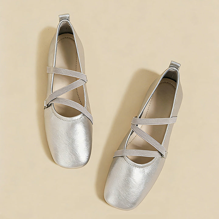 【l’aise】Everyday Elegance クロスムーブ ローファー