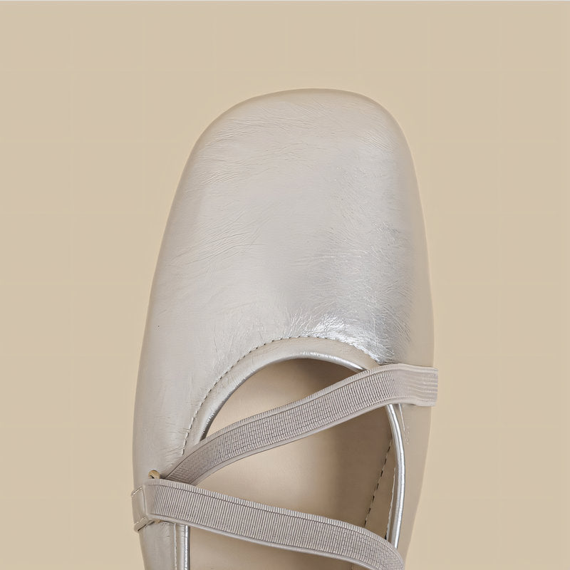 【l’aise】Everyday Elegance クロスムーブ ローファー