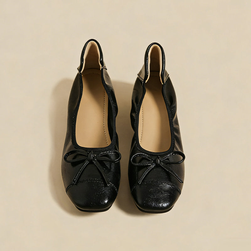 【l’aise】Timeless Affair ルミナスリボン ローファー