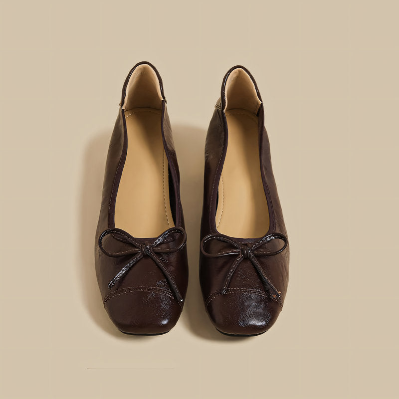 【l’aise】Timeless Affair ルミナスリボン ローファー