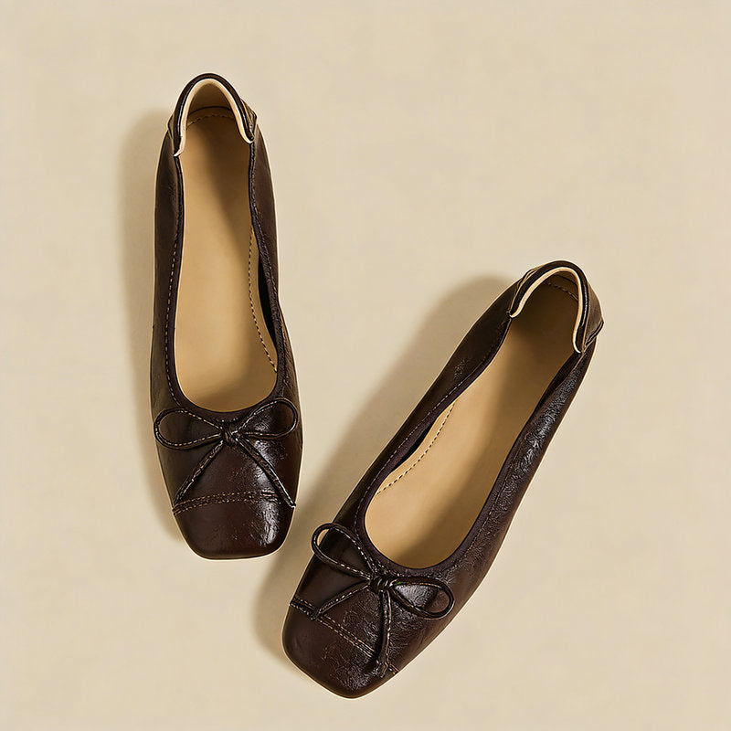 【l’aise】Timeless Affair ルミナスリボン ローファー