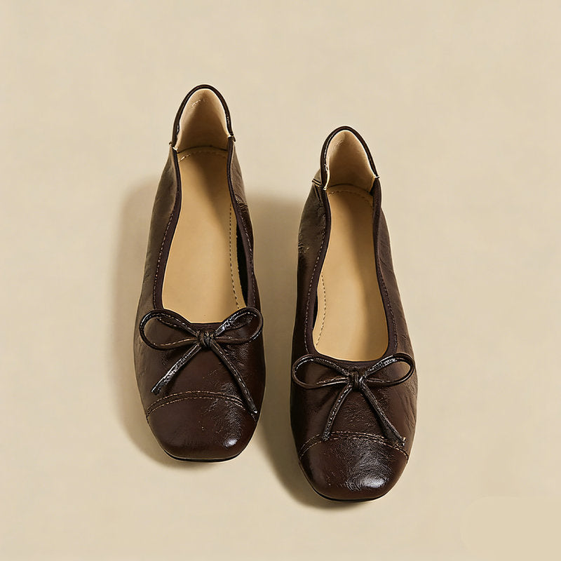 【l’aise】Timeless Affair ルミナスリボン ローファー