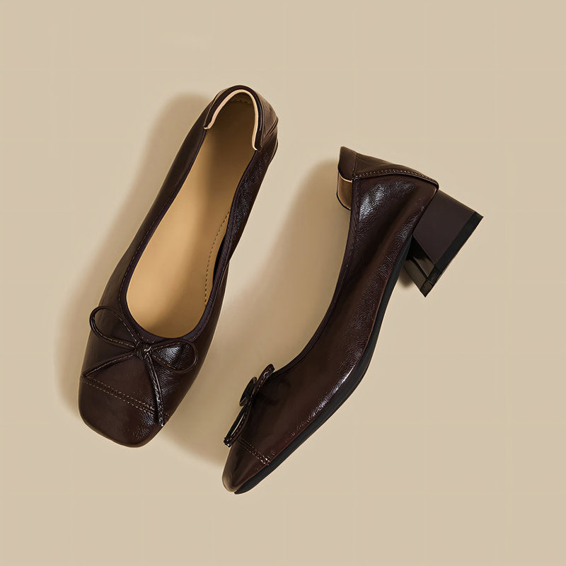 【l’aise】Timeless Affair ルミナスリボン ローファー