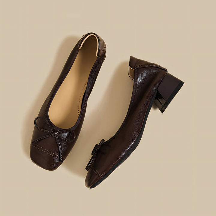 【l’aise】Timeless Affair ルミナスリボン ローファー