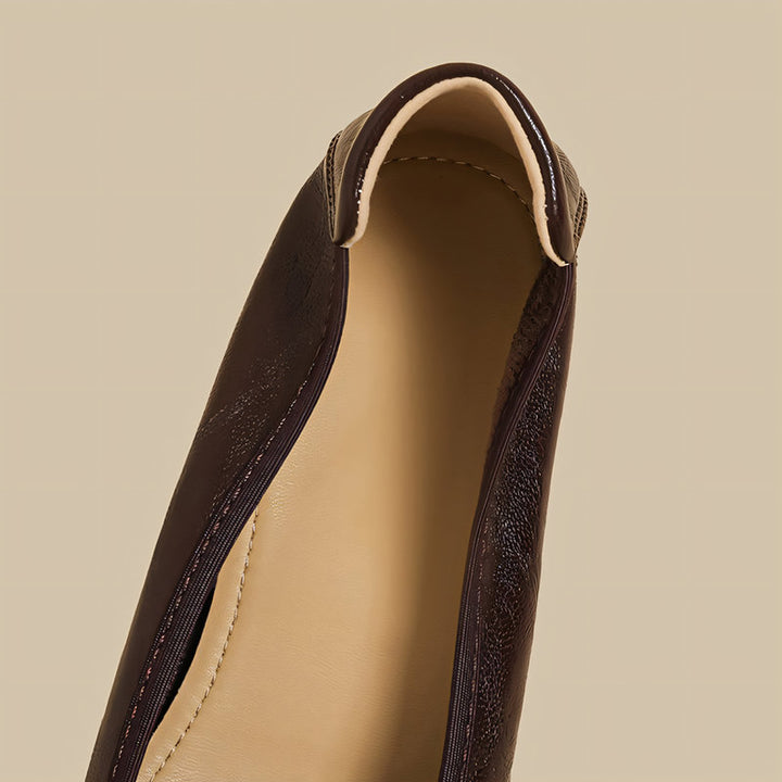 【l’aise】Timeless Affair ルミナスリボン ローファー