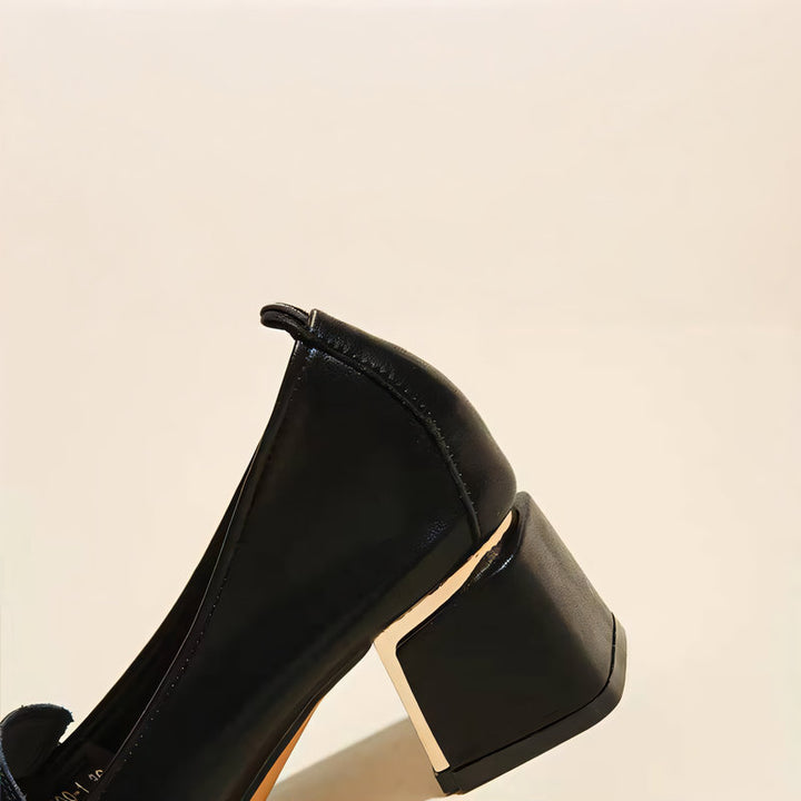 【l’aise】Everyday Elegance シルキークリーム ローファー