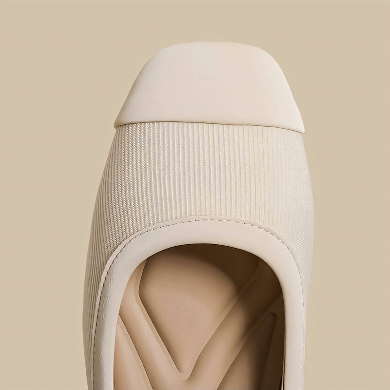 【l’aise】Chic Moments ゴールドチェーン ローファー