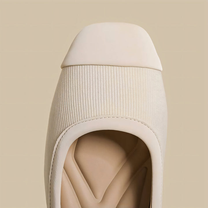 【l’aise】Chic Moments ゴールドチェーン ローファー