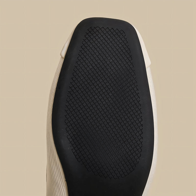 【l’aise】Chic Moments ゴールドチェーン ローファー