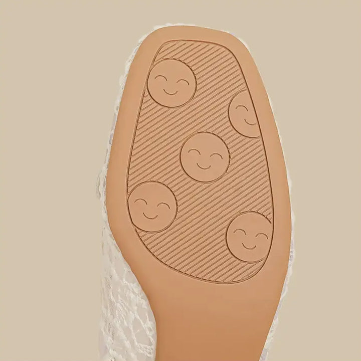 【l’aise】Chic Moments レースリボン ローファー