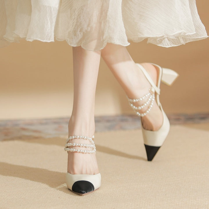 【l’aise】Chic Moments  パールエナ パンプス
