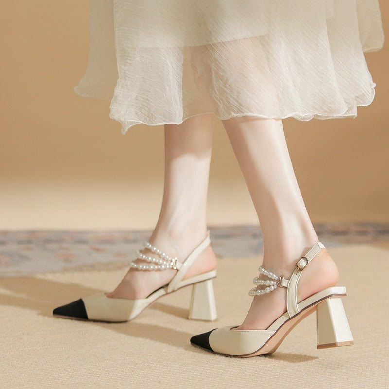 【l’aise】Chic Moments  パールエナ パンプス