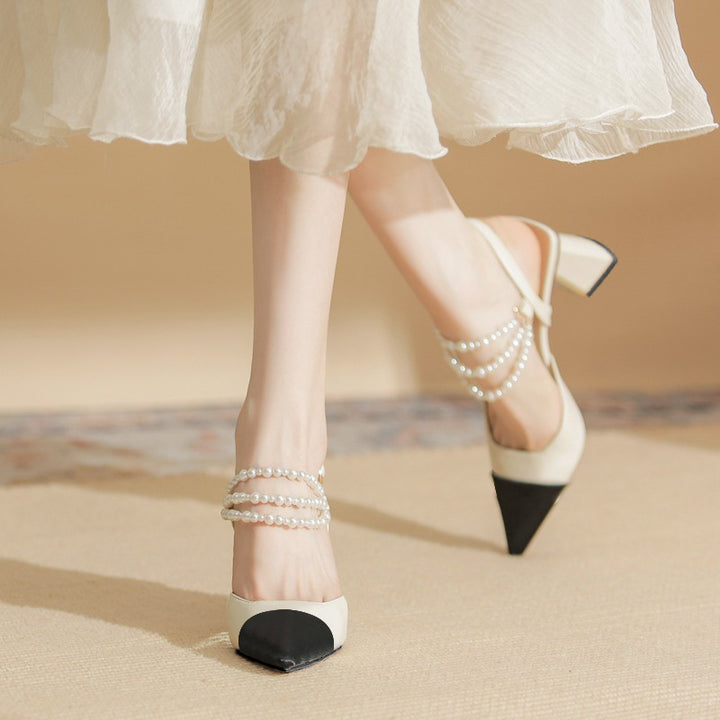 【l’aise】Chic Moments  パールエナ パンプス