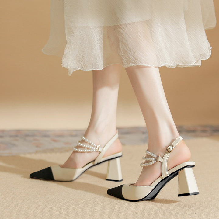 【l’aise】Chic Moments  パールエナ パンプス