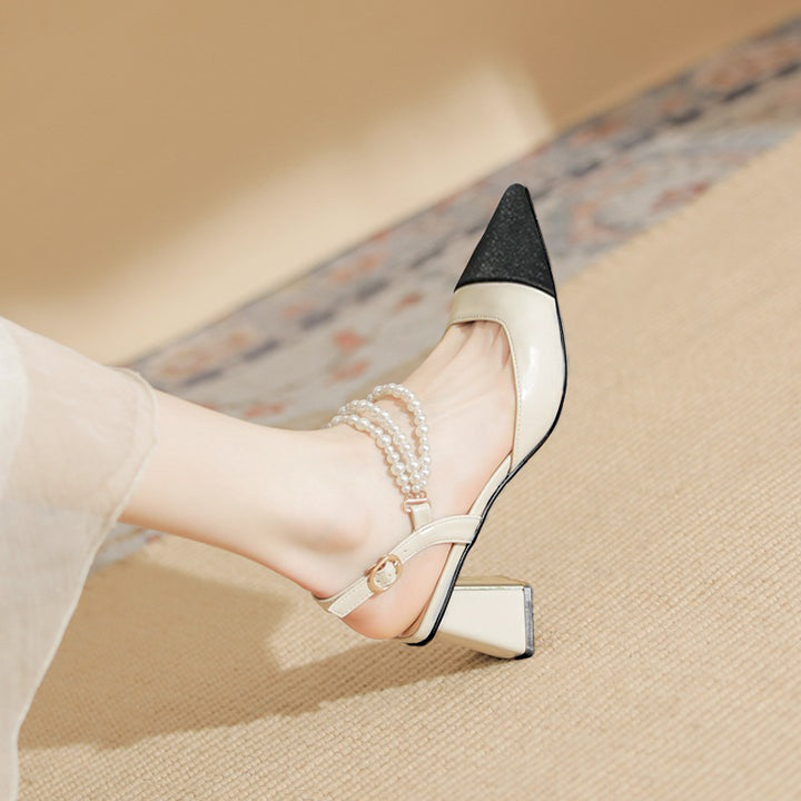 【l’aise】Chic Moments  パールエナ パンプス