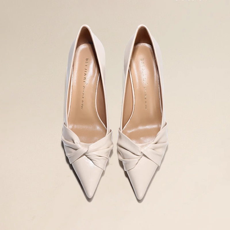 【l’aise】Everyday Elegance ヴェロア パンプス