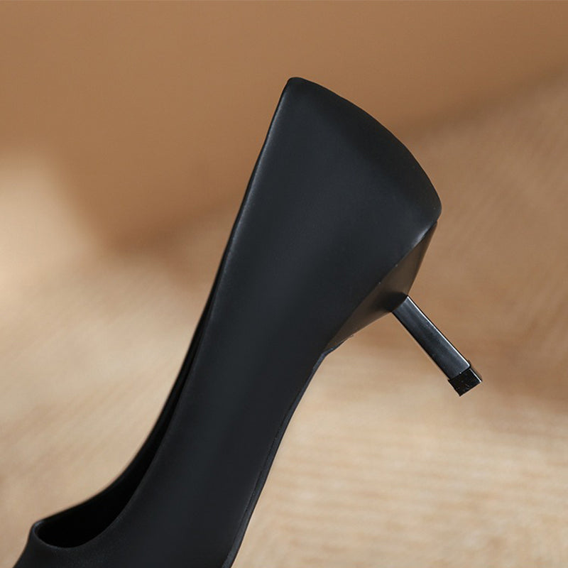 【l’aise】Everyday Elegance  キトゥンヒール パンプス